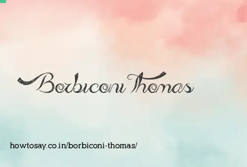 Borbiconi Thomas
