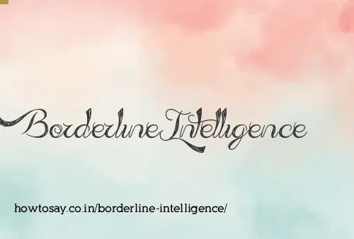 Borderline Intelligence