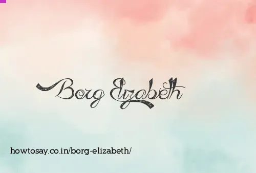 Borg Elizabeth