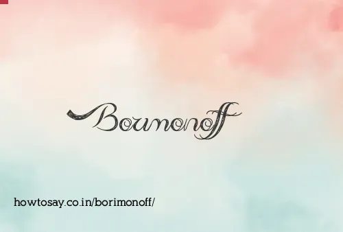 Borimonoff