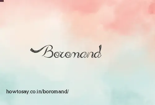 Boromand