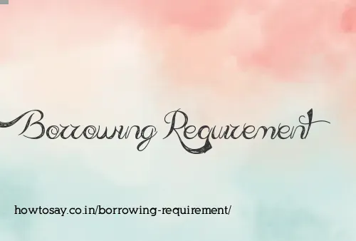 Borrowing Requirement