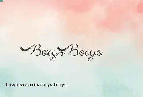 Borys Borys