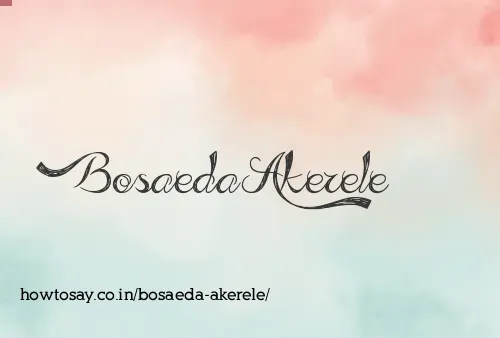 Bosaeda Akerele