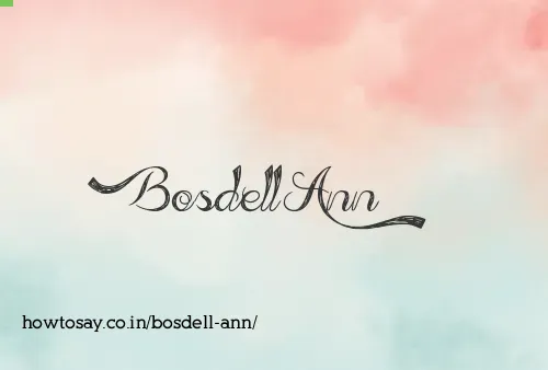 Bosdell Ann