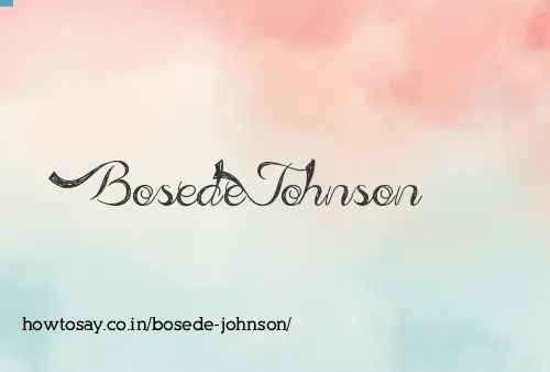 Bosede Johnson