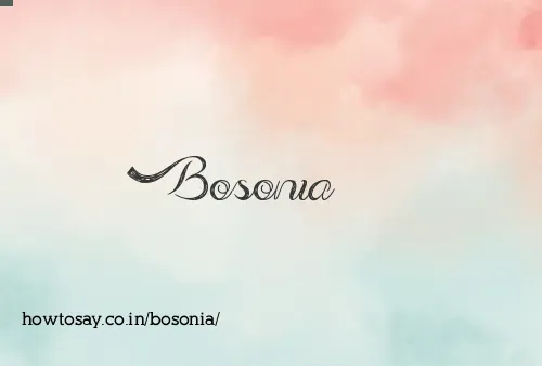 Bosonia