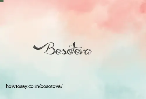 Bosotova