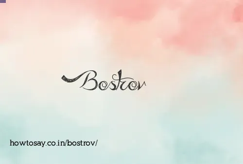 Bostrov