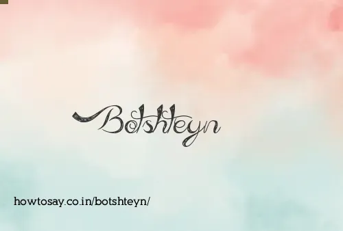 Botshteyn
