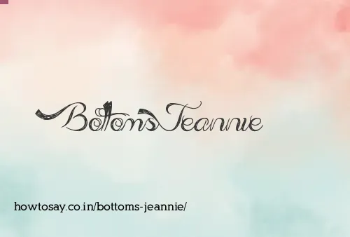 Bottoms Jeannie