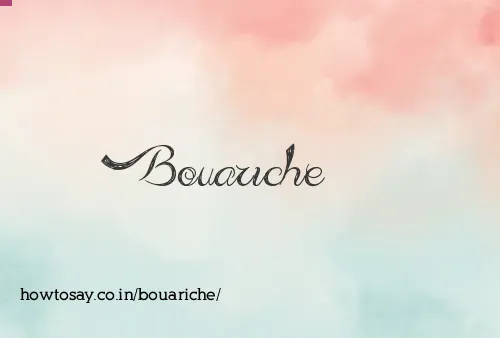 Bouariche