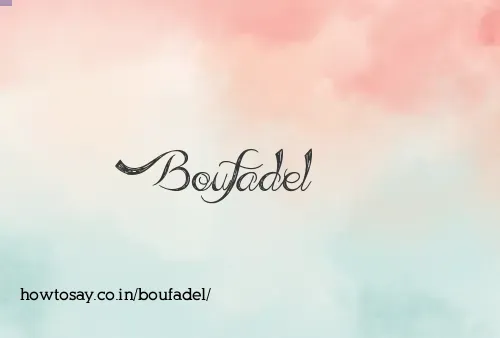 Boufadel