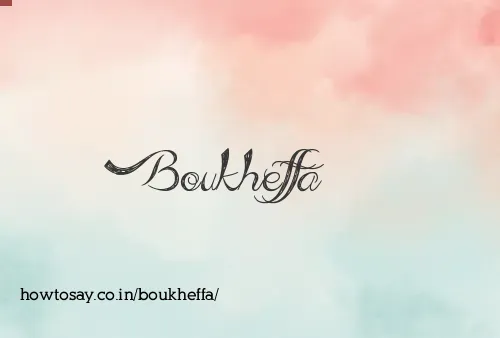 Boukheffa