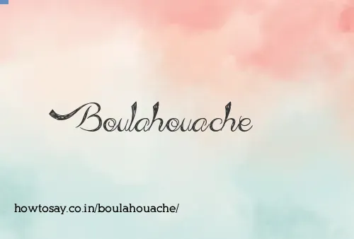 Boulahouache