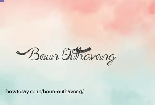 Boun Outhavong