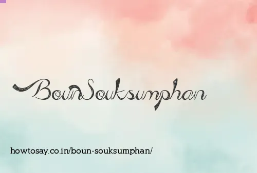 Boun Souksumphan