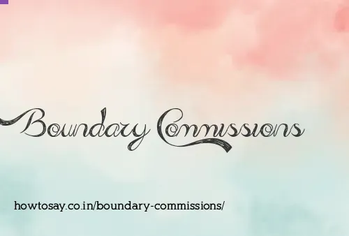 Boundary Commissions