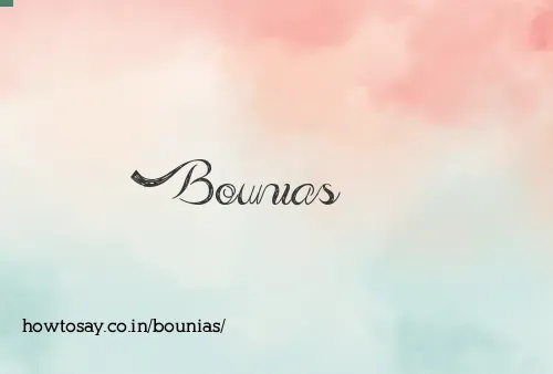Bounias