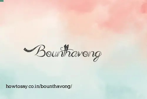 Bounthavong
