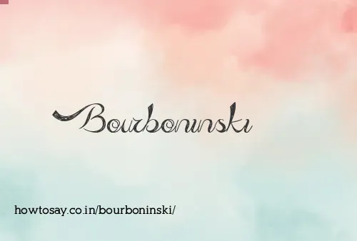 Bourboninski