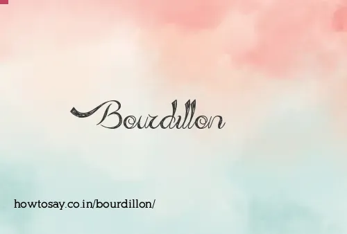 Bourdillon