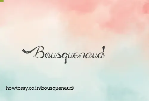 Bousquenaud