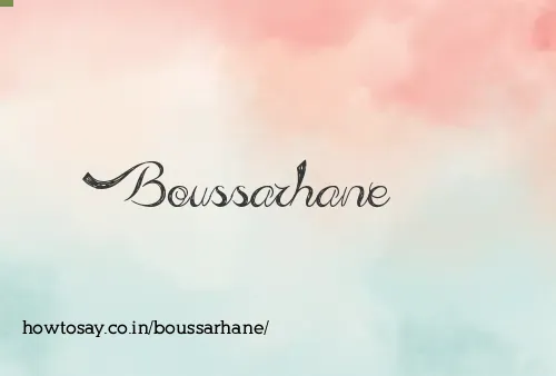 Boussarhane
