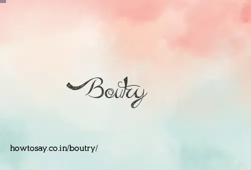 Boutry