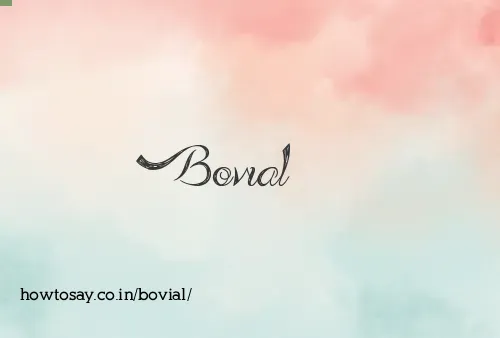 Bovial