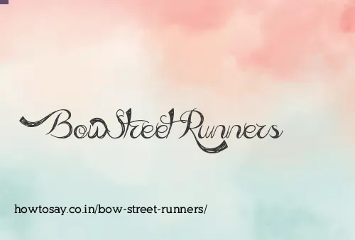 Bow Street Runners