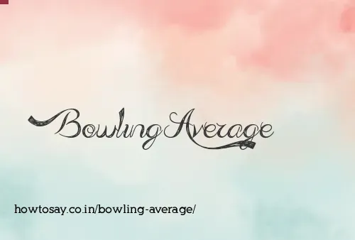 Bowling Average