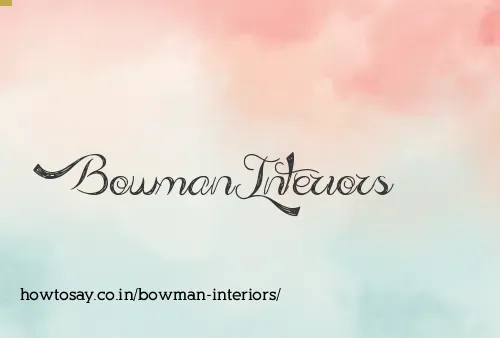Bowman Interiors