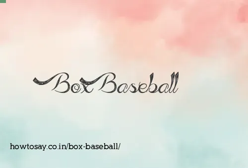 Box Baseball