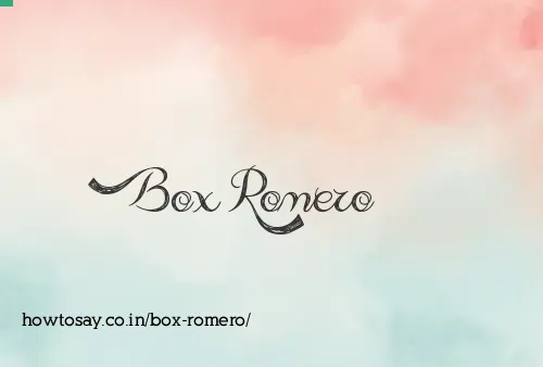 Box Romero