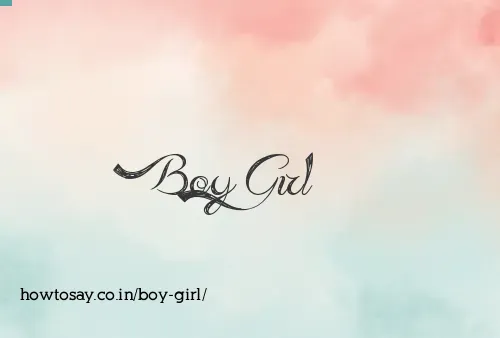 Boy Girl