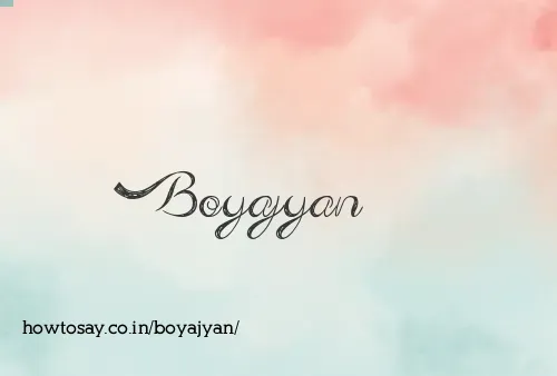 Boyajyan
