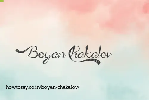 Boyan Chakalov