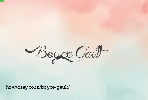 Boyce Gault