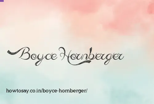 Boyce Hornberger