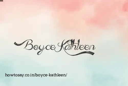 Boyce Kathleen