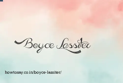 Boyce Lassiter