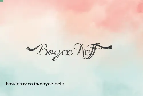 Boyce Neff