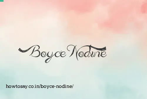 Boyce Nodine