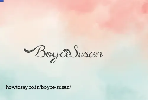 Boyce Susan
