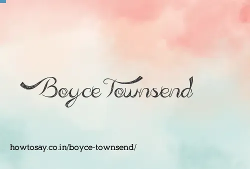 Boyce Townsend