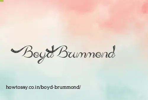 Boyd Brummond