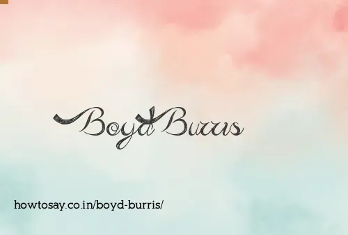 Boyd Burris