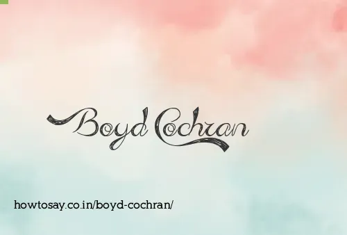Boyd Cochran