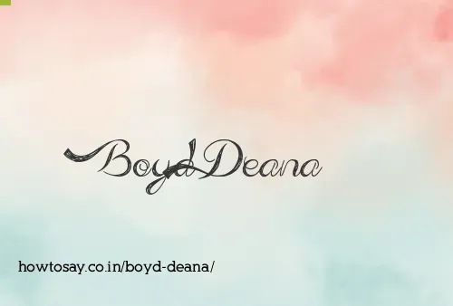 Boyd Deana